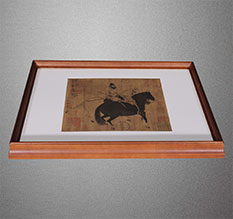 武定书画装裱配框服务案例